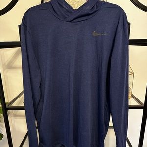 Men's Navy Blue Nike Dri-Fit Pullover Size L